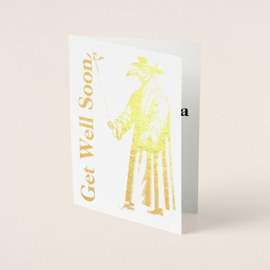 よのDella Peste Get Medicoペストの博士 箔カード (正面)