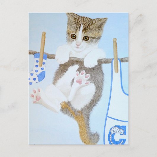 よぶら下がったしのまわりに! ポストカード (正面)