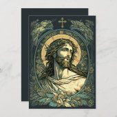 よみがえった!アールヌーボー絵画イエスの復活祭 シーズンカード (正面/裏面)