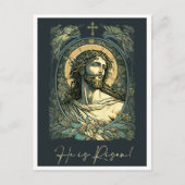 よみがえった!アールヌーボー絵画イエスの復活祭 シーズンポストカード (正面)