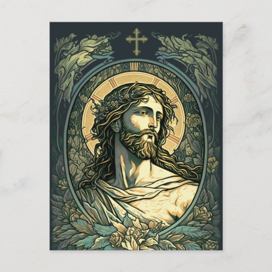 よみがえった!アールヌーボー絵画イエス シーズンポストカード (正面)