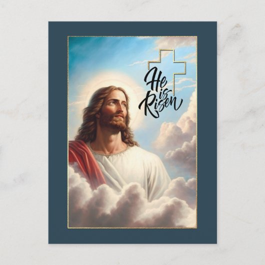 よみがえった!イエス絵画キリストの復活祭 シーズンポストカード (正面)