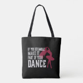 よもしろめいて踊りの一部に トートバッグ (裏面)