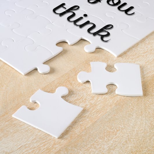 よりあなたは強い考えて下さい ジグソーパズル (側面)