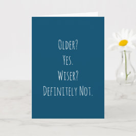 よりおもしろいも賢い誕生日 カード