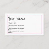 よりきれいな名刺を"エコーします" 名刺 (裏面)