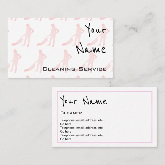 よりきれいな名刺を"エコーします" 名刺 (正面/裏面)