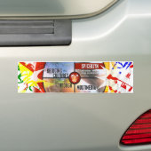 よりつまらないステッカー バンパーステッカー (車上)