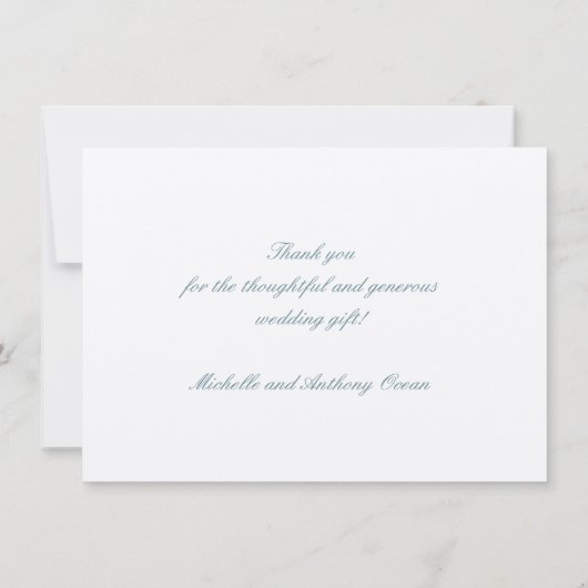 ~よりもヒトデの結婚新婚ギフトが人気 サンキューカード (裏面)