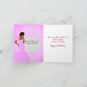 ~よりも素晴らしい妹の誕生日へのハッピーバースデー サンキューカード (内部)