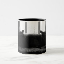 よりよいそこに何かがあります ツートーンマグカップ