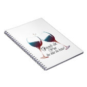 よりよいのより古いの友人およびワインのワインのギフト ノートブック (右側)