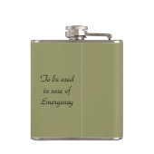 よりよいのより古い友人およびワインのおもしろいのフラスコ フラスク (裏面)