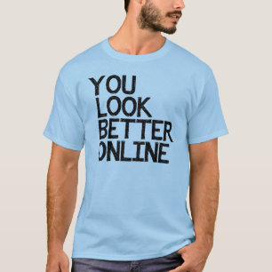 よりよいオンラインデートすることのワイシャツを見ます Tシャツ