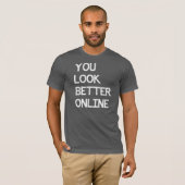よりよいオンラインナマズのワイシャツを見ます Tシャツ (正面フル)