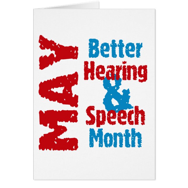 よりよいヒアリング及びスピーチ月 (正面)