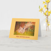 "よりよい感じすぐに! カード (黄色い花)