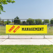 よりよい管理の下 横断幕 (インサイチュ)