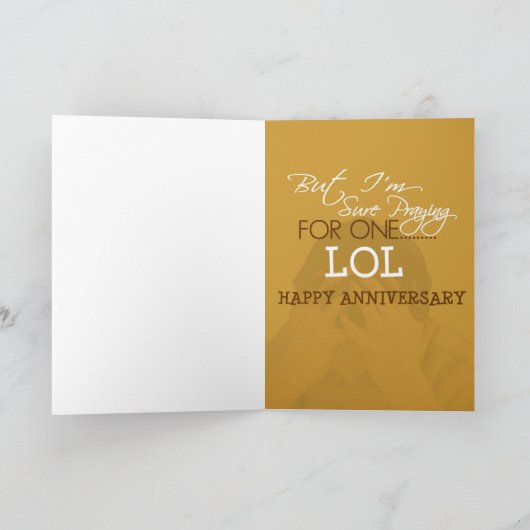 よりよい配偶者記念日カードのために祈ること カード (内部)