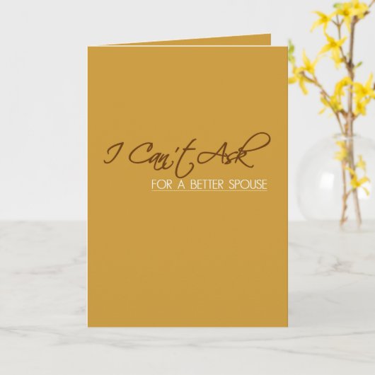 よりよい配偶者記念日カードのために祈ること カード (黄色い花)
