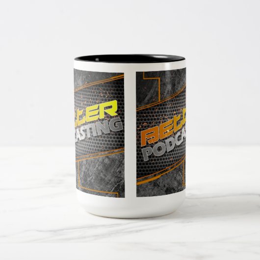 よりよいPodcastingマグ ツートーンマグカップ (中央)