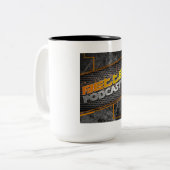 よりよいPodcasting 15のozのクラシックで白いマグ ツートーンマグカップ (正面左)