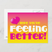 よりよく感じる希望あなたは! よく得て下さい ポストカード (正面/裏面)