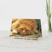 よりより多くの誕生日は棒をで揺することができます カード (正面)