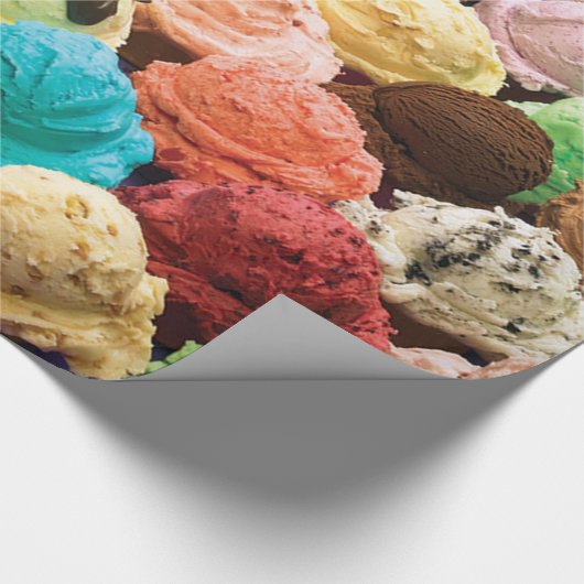 よりアイスクリームのより多くのスコップは食べることができます ラッピングペーパー (角)