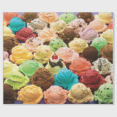 よりアイスクリームのより多くのスコップは食べることができます ラッピングペーパー (フラット)