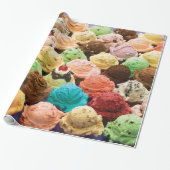 よりアイスクリームのより多くのスコップは食べることができます ラッピングペーパー (アンロールド)