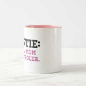 よりクールなだけお母さんのような伯母さん、 ツートーンマグカップ (中央)