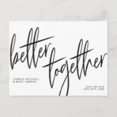 よりシンプル良い一緒にスクリプト日付を保存 ポストカード (正面)