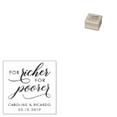 よりスタイリッシュも貧しいタイポグラフィのために結婚 ラバースタンプ (押印)