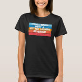 よりハンサムな知事には出会えない Tシャツ (正面)