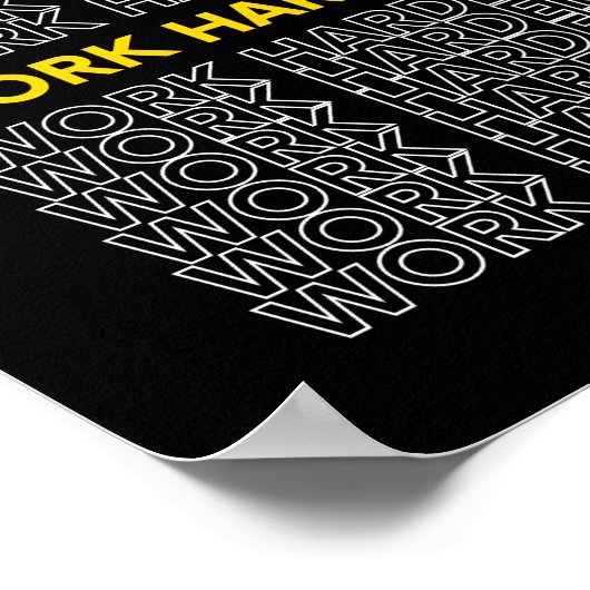 よりハードな感動的引用文 ポスター (角)