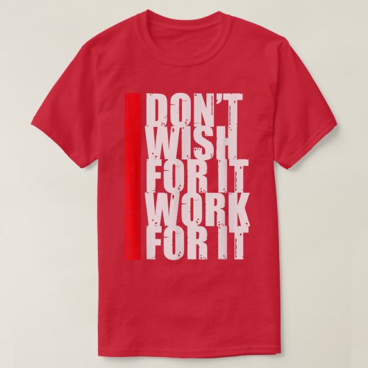 よりハードモチベーションフィットネスジム起業家 Tシャツ (デザイン正面)