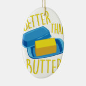 よりバターをつけますよくして下さい セラミックオーナメント (右)