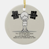 よりバランスをとられるクラブBITUB- セラミックオーナメント (正面)