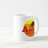 よりフィリーな組合のアライグマのマグカップ コーヒーマグカップ (正面右)