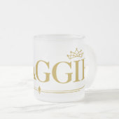 よりマギーが強い フロストグラスマグカップ (正面右)