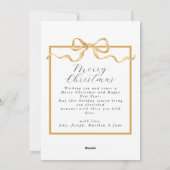 より一緒に楽しい フォト エレガント クリスマス (裏面)