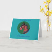 より不安な人である カード (黄色い花)