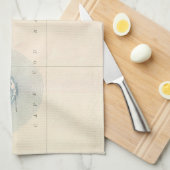 より低いケープコッドのヴィンテージの地図 キッチンタオル (四つ折り)