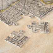 より低いニューヨークシティ(1860年)のヴィンテージの地図 ジグソーパズル (側面)