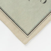 より低いマンハッタン(1776年)のヴィンテージの地図 フリースブランケット (角)