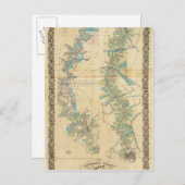 より低いミシシッピー川の図表 ポストカード (正面/裏面)