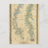 より低いミシシッピー川の図表 ポストカード (正面)