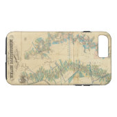 より低いミシシッピー川の図表 Case-Mate iPhoneケース (裏面(横))