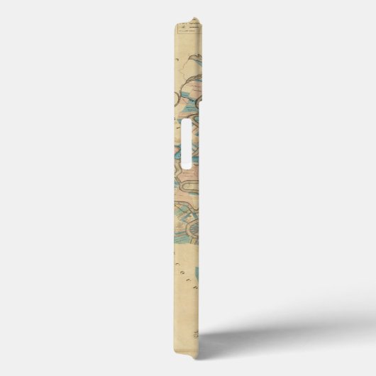 より低いミシシッピー川の図表 Case-Mate iPhoneケース (裏面 / 右)